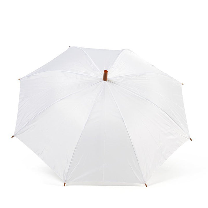 Plain White Umbrella top