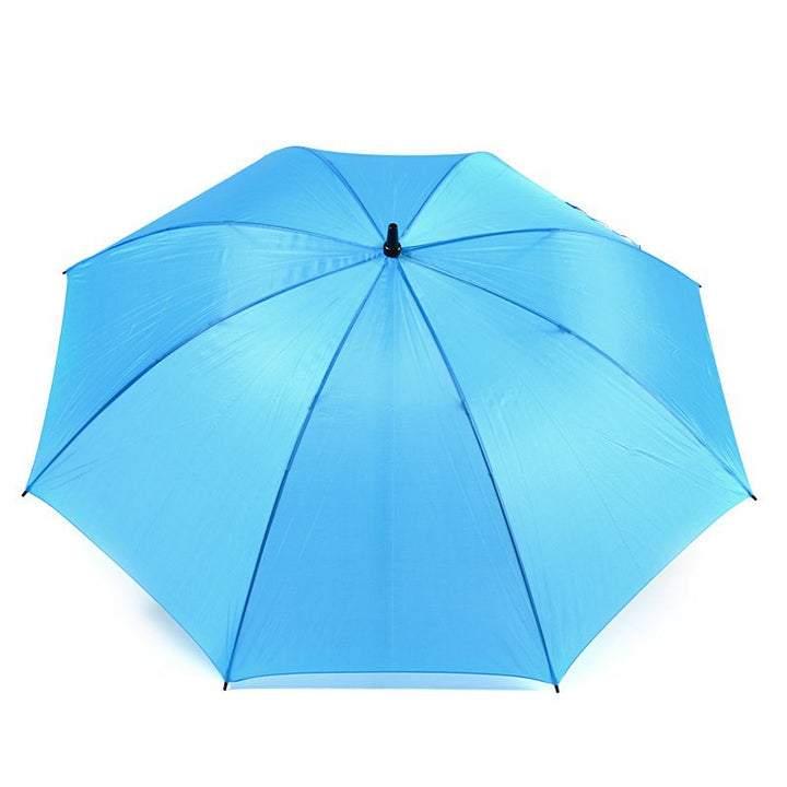 Sky Blue Plain Cheap Golf Umbrella UK Top Canopy