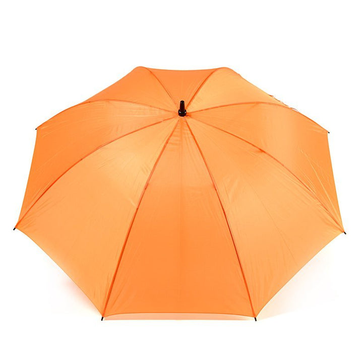 Orange Plain Cheap Golf Umbrella UK Top Canopy