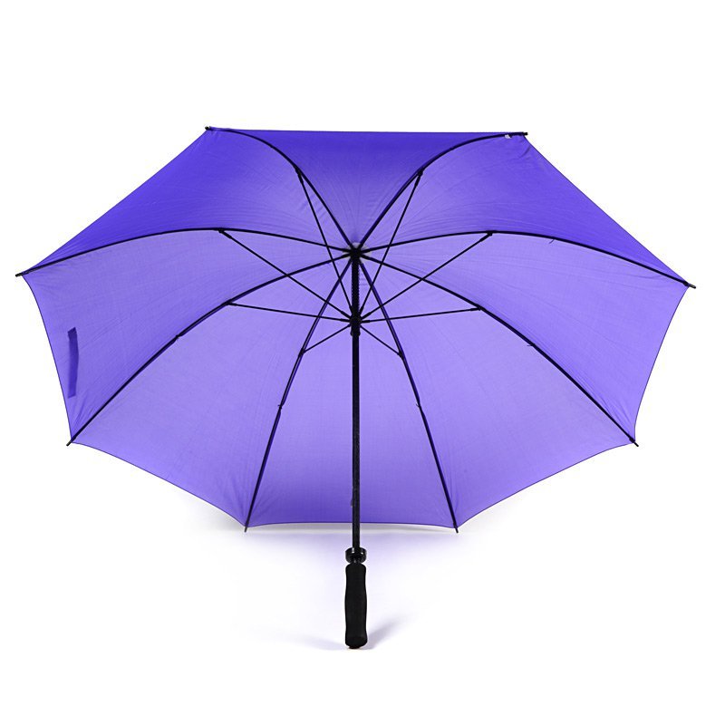 Purple Plain Cheap Golf Umbrella UK Under Canopy