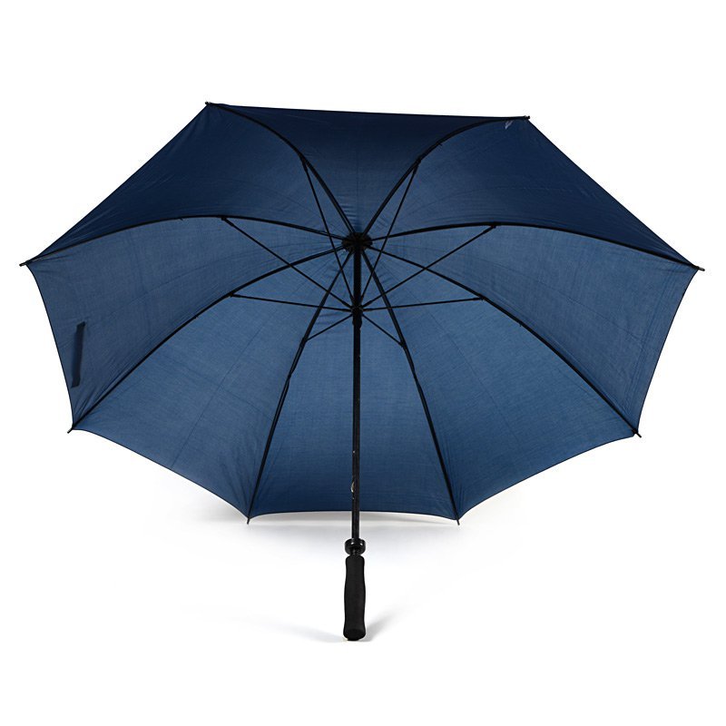 Navy Plain Cheap Golf Umbrella UK Under Canopy