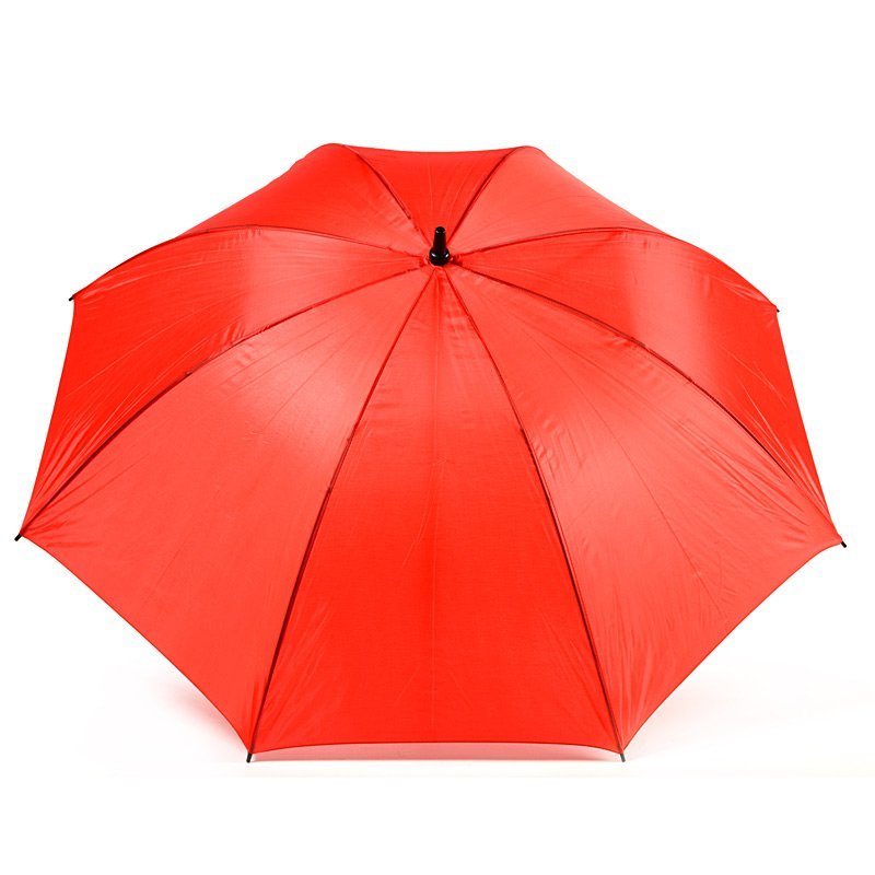 Red Plain Cheap Golf Umbrella UK Top Canopy
