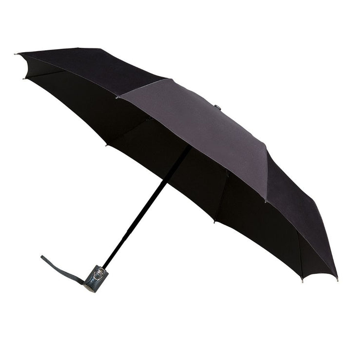 Black miniMAX Windproof folding umbrella side view