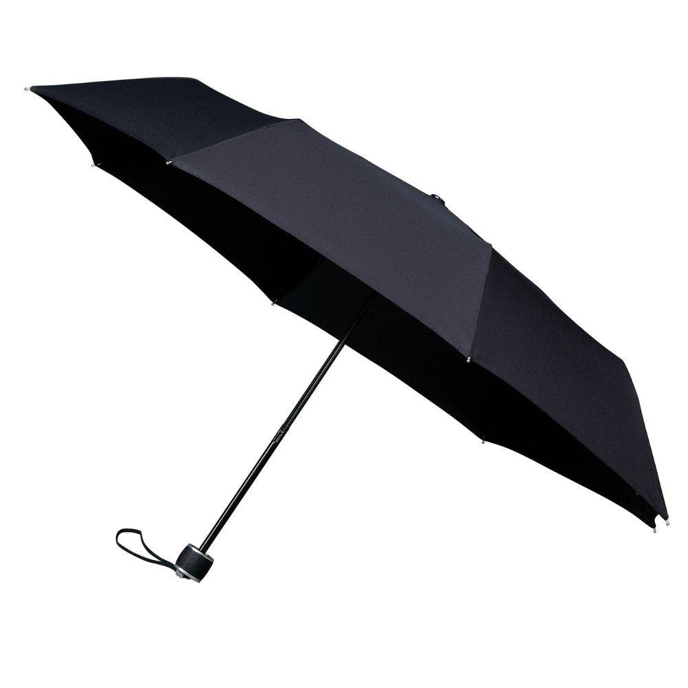 Black MiniMax Folding Umbrella Side View