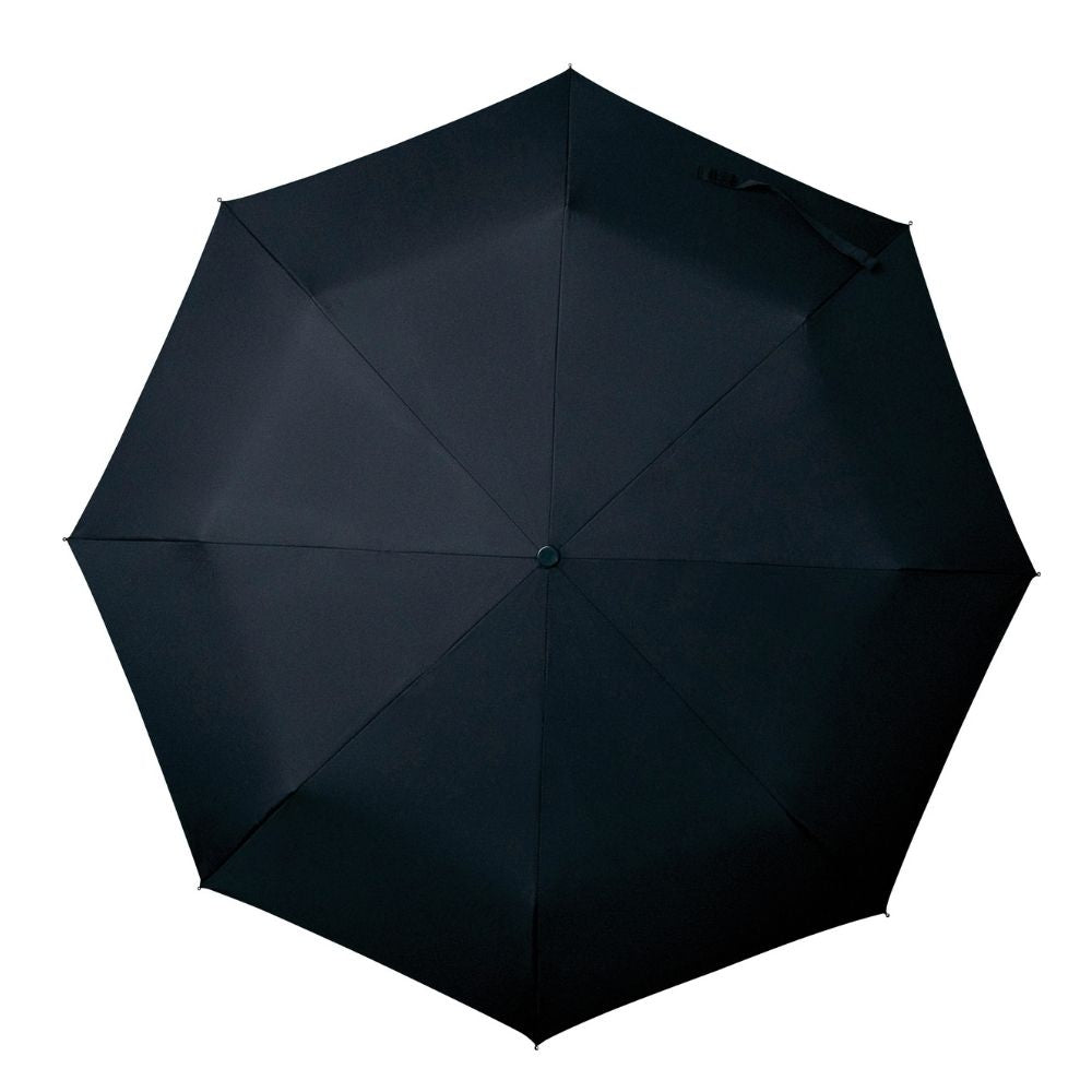 Black  MiniMax Folding Umbrella Top View
