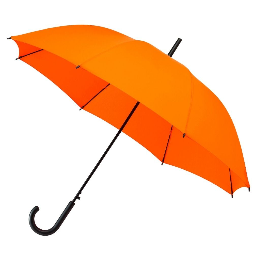 Falconetti Orange Walking Umbrella Side View