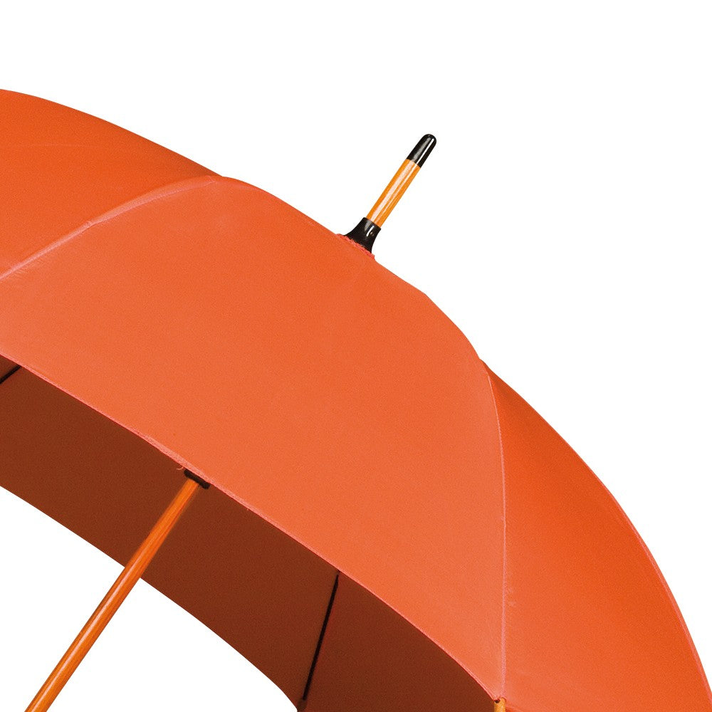 Orange Wood Stick Walking Umbrella Tip