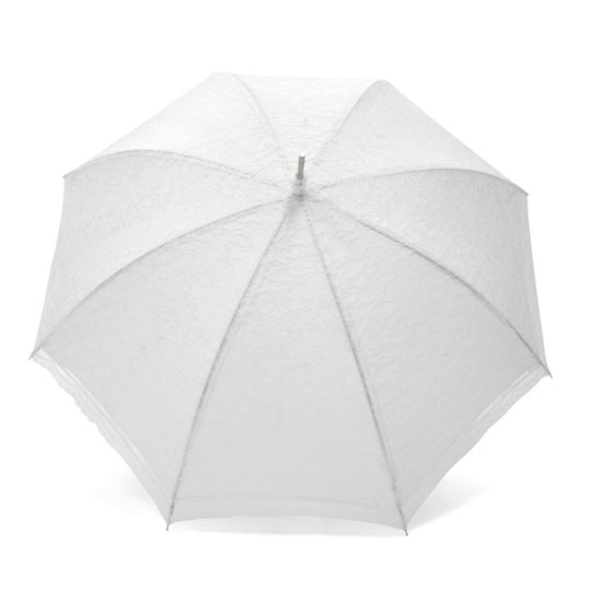 White Victorian Lace Wedding Umbrella - Jolly Brolly – Jollybrolly