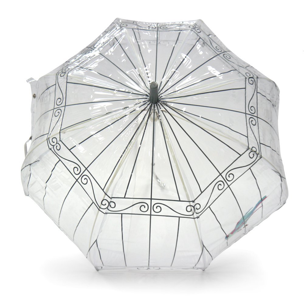 Lulu Guinness Birdcage Cleardome Umbrella Top Canopy