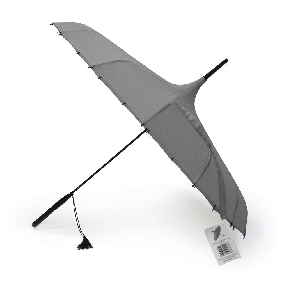 Grey Boutique Plain Pagoda  Umbrella Side Canopy