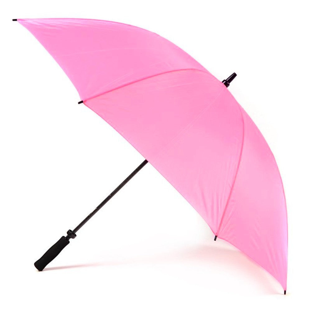 Pink Plain Golf Umbrella