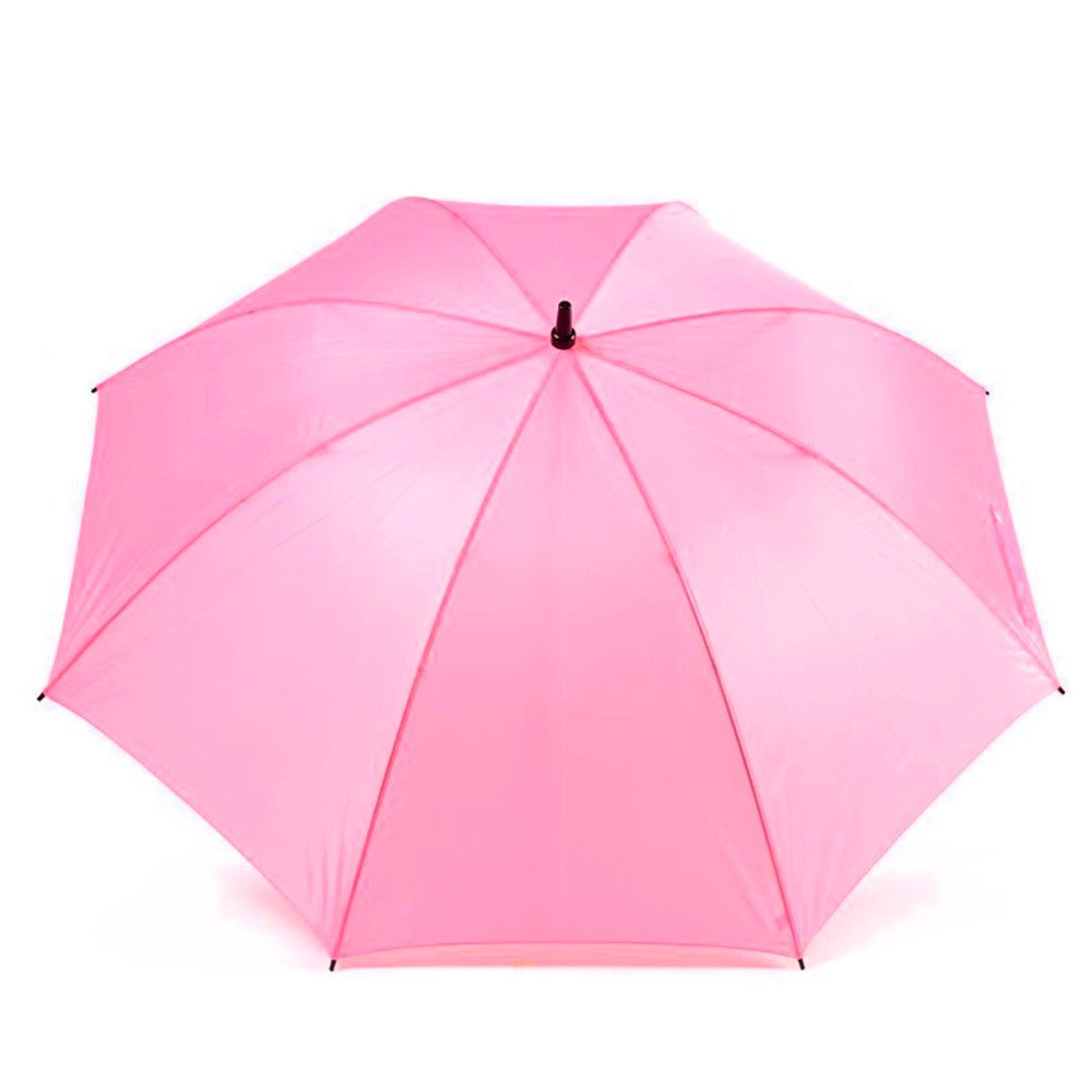 Pink Plain Golf Umbrella