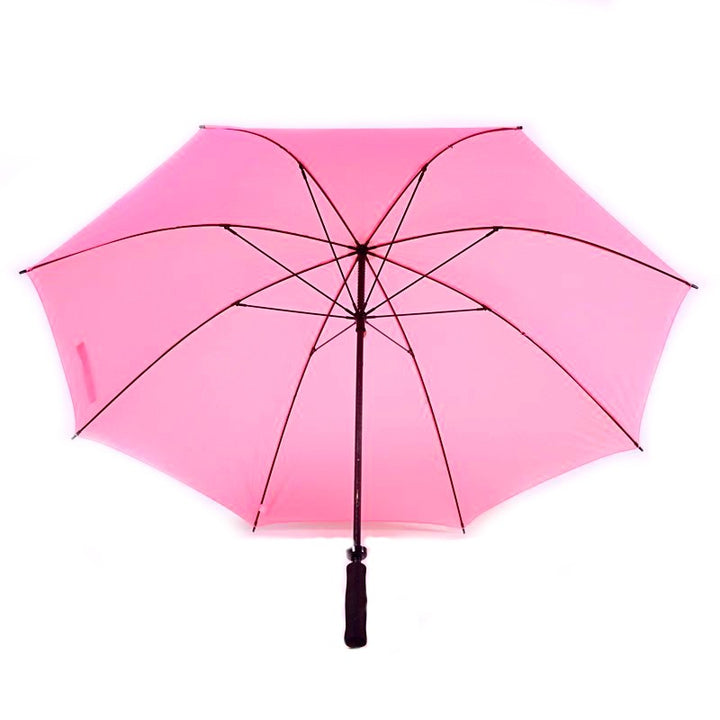 Pink Plain Golf Umbrella