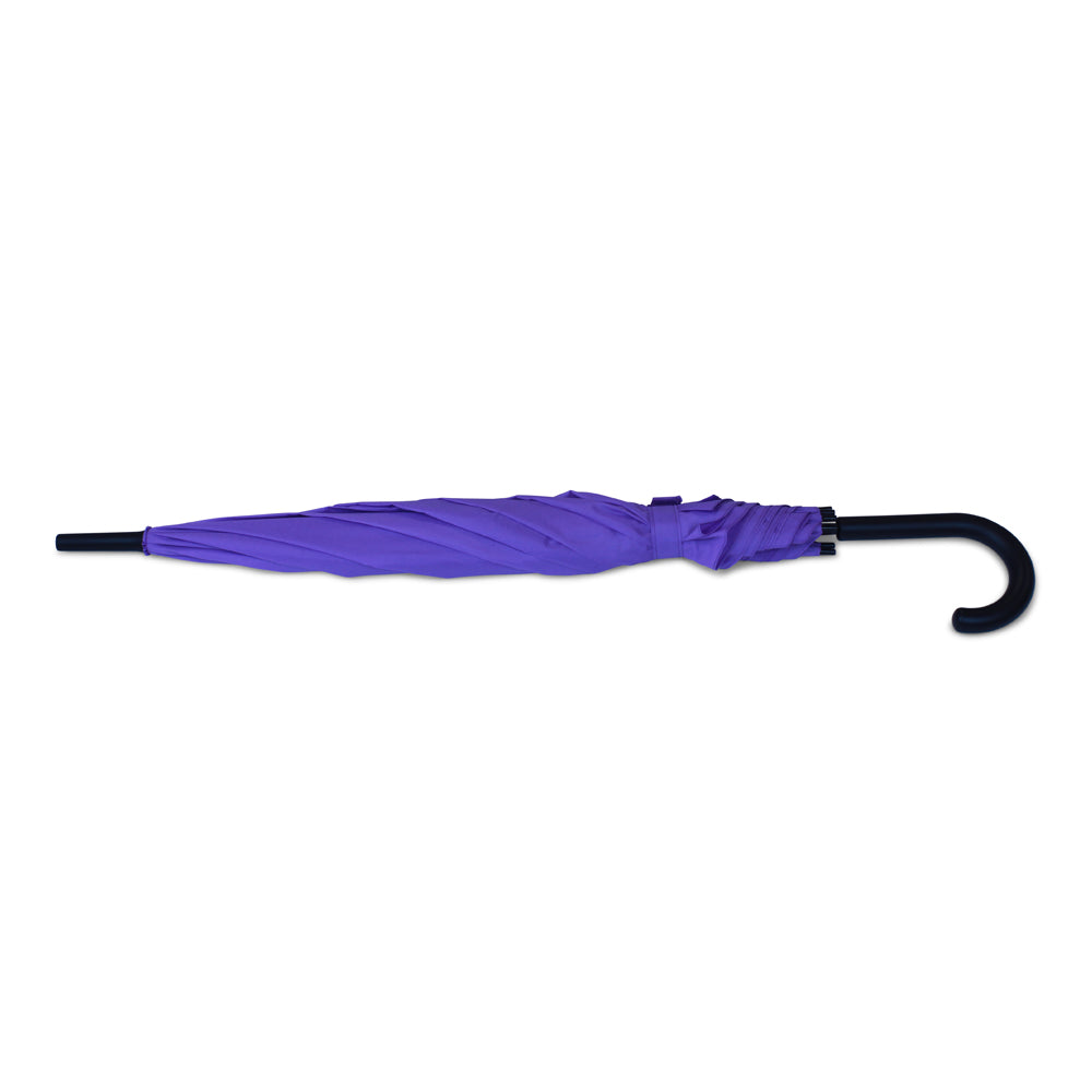 Falconetti Purple Walking Umbrella Flat Lay