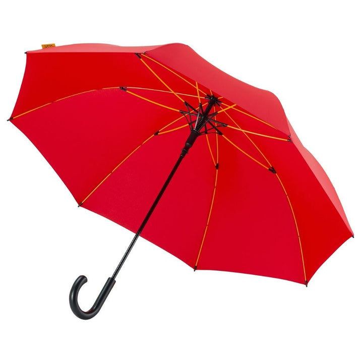 Windproof Red Falcone Golf Umbrella Side View