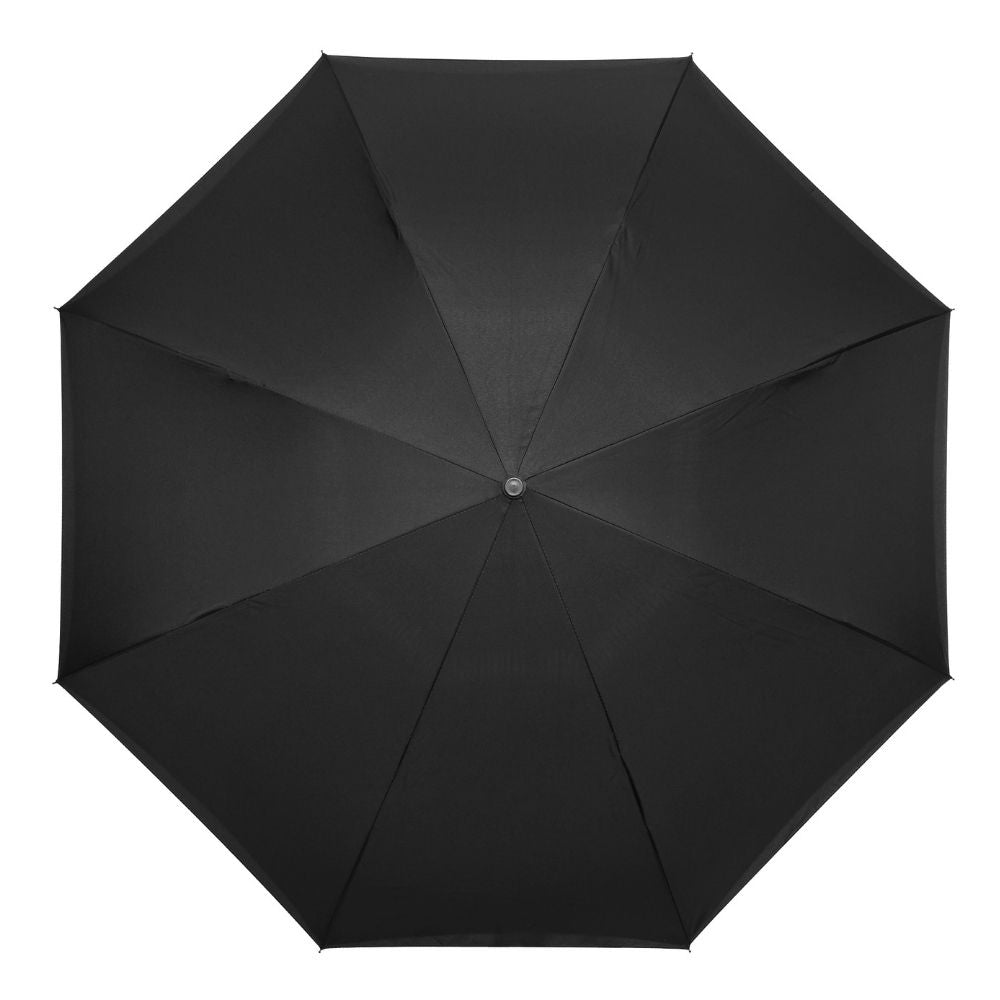 Black & Red Windproof Inside Out umbrella Top View