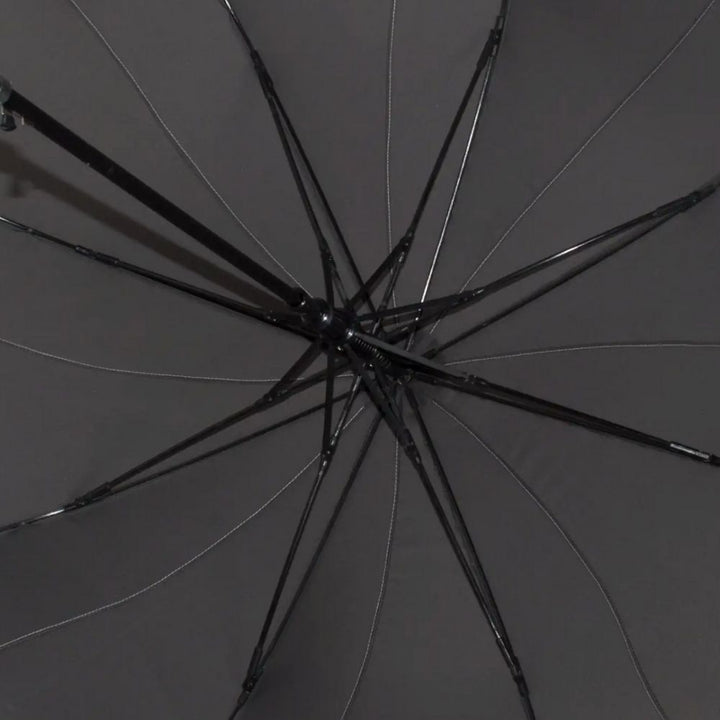 Black Swirl Everyday Ladies Umbrella UK Under Canopy