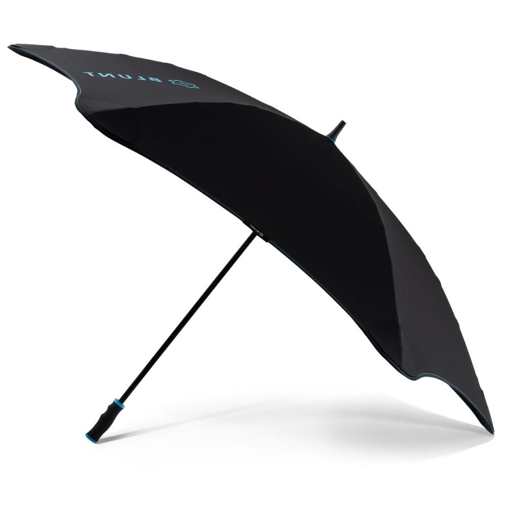 Black & Blue Blunt Sport Windproof Umbrella Side View