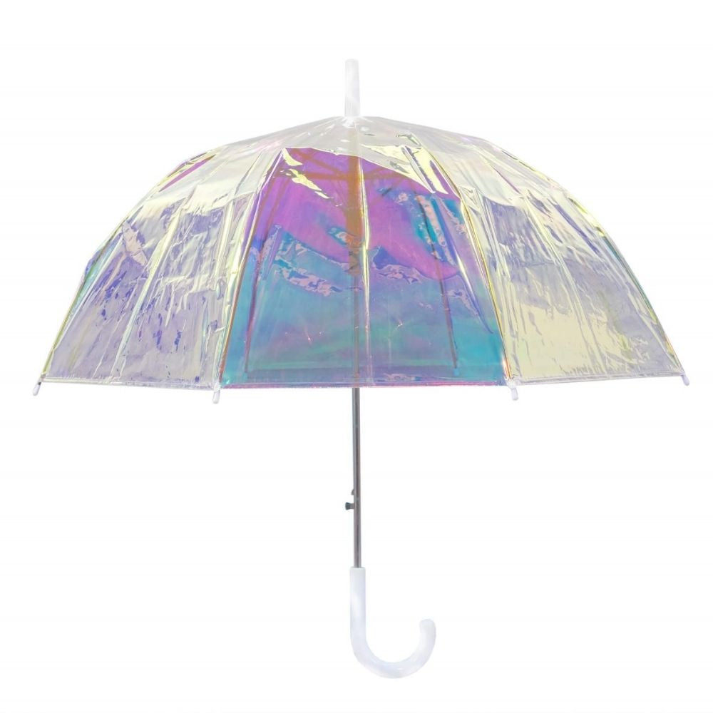 Full Iridescent  Dome Umbrella  Front View