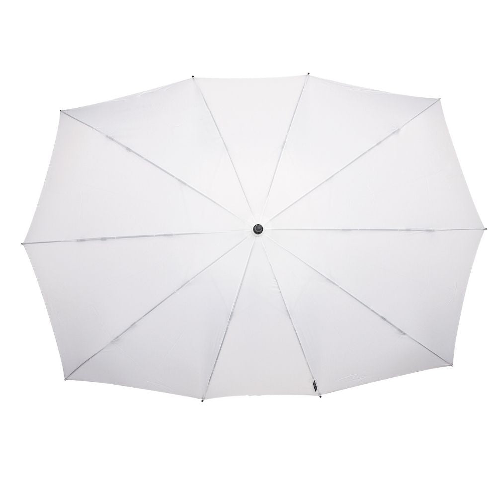 White Wedding Falcone twin umbrella Top View