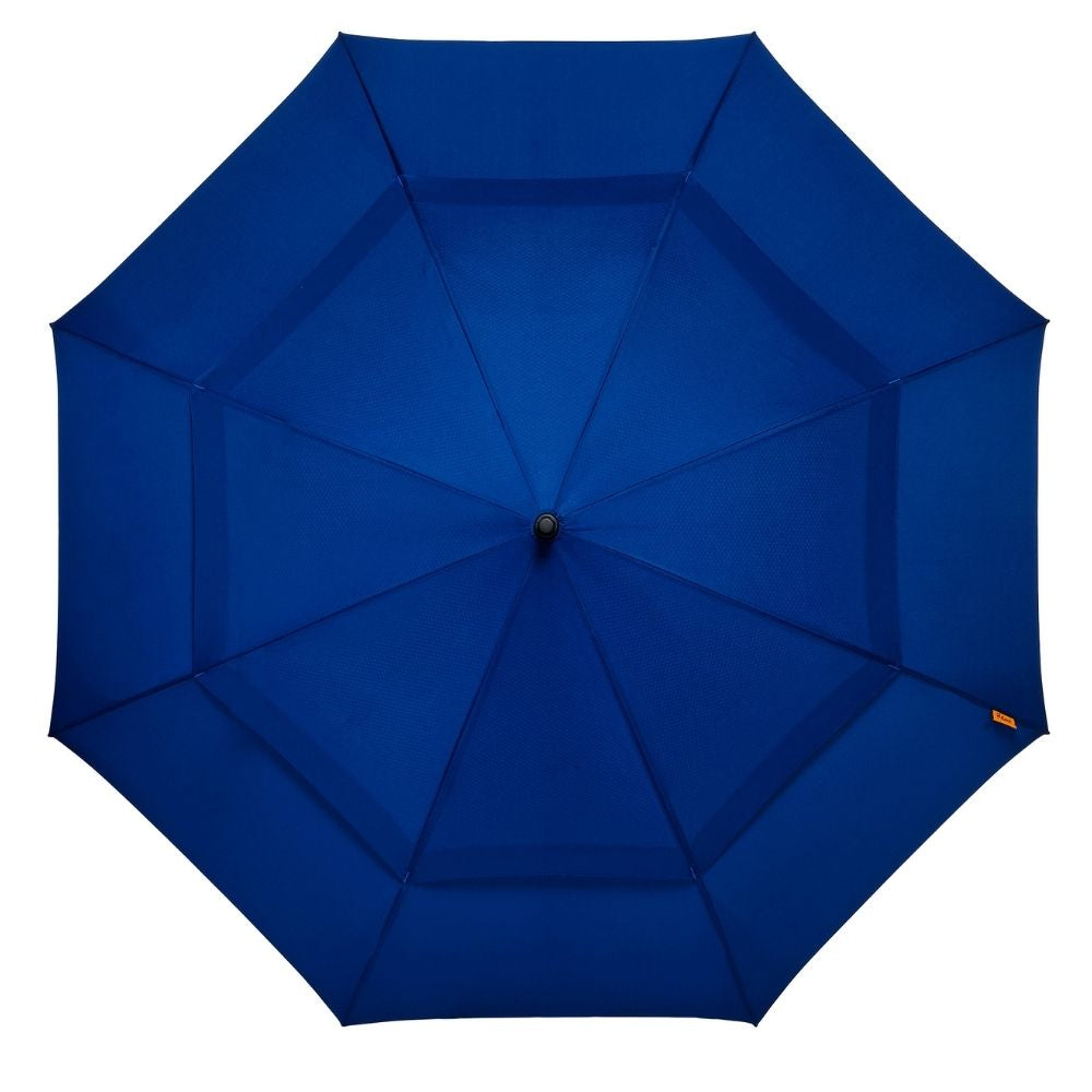 Blue Vented HQ Falcone Umbrella Top View