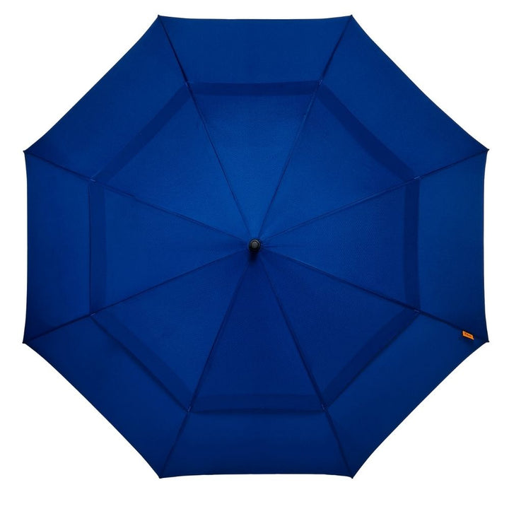 Blue Vented HQ Falcone Umbrella Top View