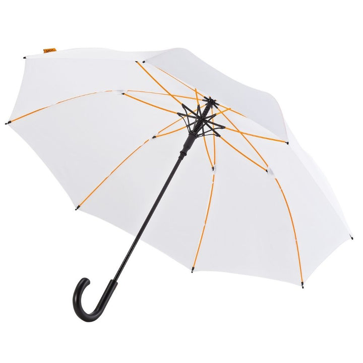 Windproof White Falcone Golf Umbrella Under Canopy