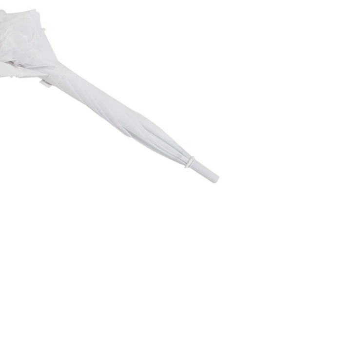 White Galleria Kids Frilled Umbrella Tip